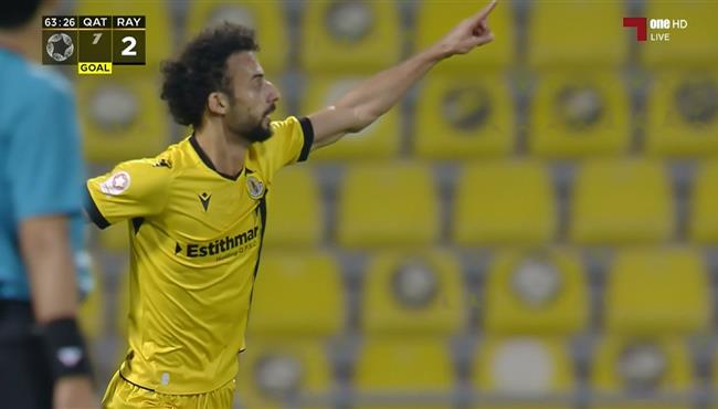 هدف احمد عبد القادر في مرمي الريان بالدوري القطري