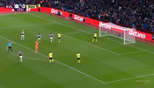 هدف فوز استون فيلا علي ساوثهامبتون 1 0 الدوري الانجليزي