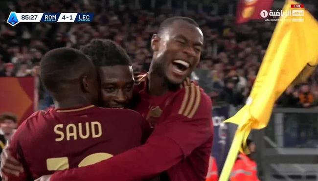 اهداف مباراة روما وليتشي 4 1 الدوري الايطالي