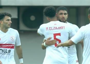 فيديو الجزيري وعمر فرج يسجلان هدفي الزمالك الأول والثاني أمام إنيمبا