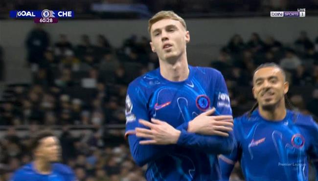 هدف بالمر الاول في مرمي توتنهام بالدوري الانجليزي