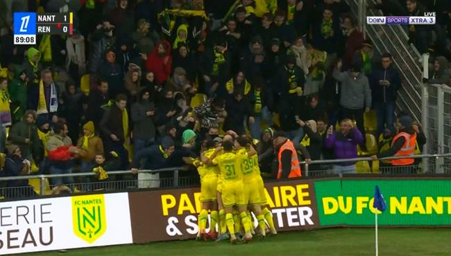 هدف فوز نانت القاتل الرائع علي رين 1 0 الدوري الفرنسي