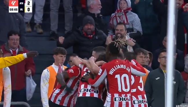 اهداف مباراة اتلتيك بلباو وفياريال 2 0 الدوري الاسباني