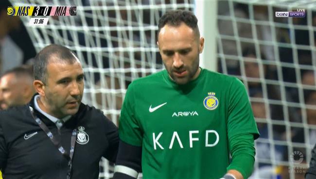 اصابة اوسبينا وخروجه في مباراة النصر وانتر مياني بكأس موسم الرياض