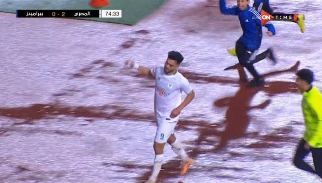 هدف صلاح محسن في مرمي بيراميدز بكأس الرابطة المصرية