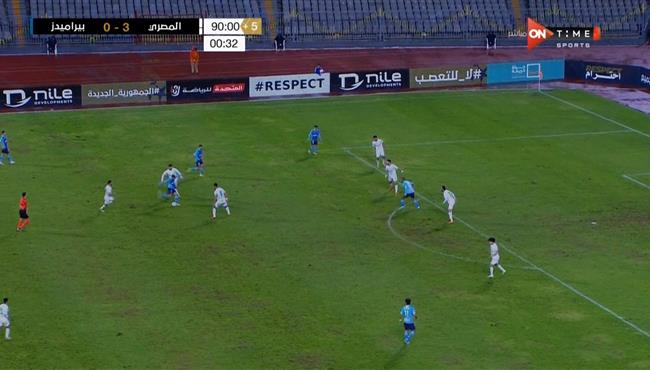 هدف فخري لاكاي العالمي في مرمي المصري بكأس الرابطة المصرية