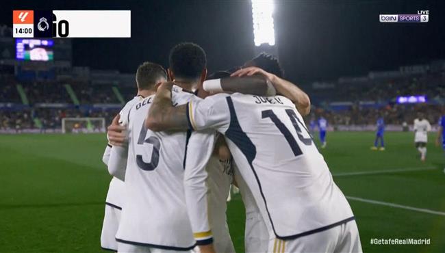 هدف ريال مدريد الاول في مرمي خيتافي بالدوري الاسباني خوسيلو