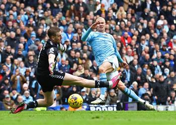 ترتيب هدافي الدوري الإنجليزي بعد ثنائية هالاند أمام إيفرتون