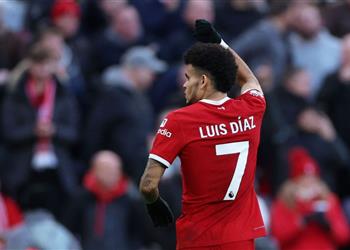 فيديو دياز يسجل هدف ليفربول الثاني أمام بيرنلي في الدوري الإنجليزي