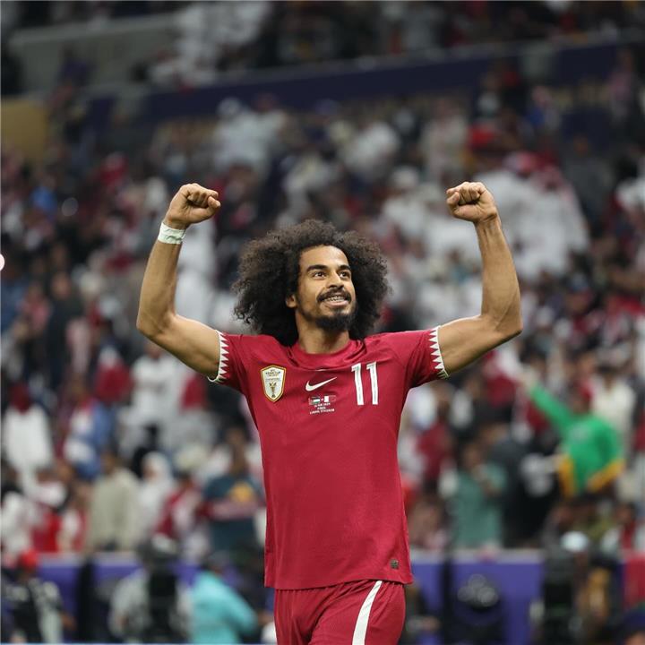 أكرم عفيف لاعب منتخب قطر
