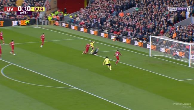 كيليهر ينقذ مرماه من هدف محقق لبيرنلي امام ليفربول في الدوري الانجليزي