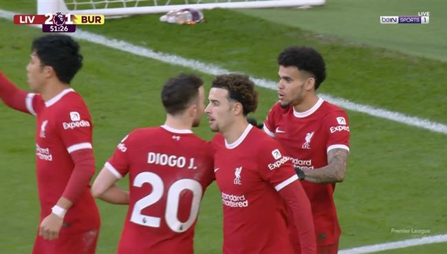 هدف لويس دياز في مرمي بيرنلي بالدوري الانجليزي