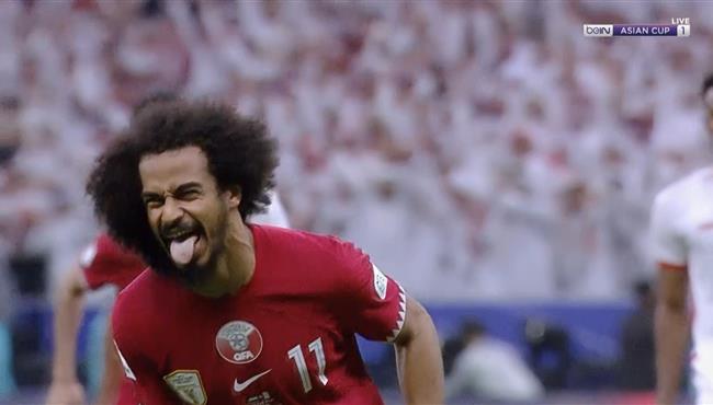 هدف قطر الثالث في مرمي الاردن بنهائي كأس اسيا اكرم عفيف