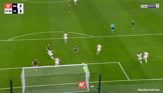 فرصة خطيرة لجيرونا علي مرمي ريال مدريد بالدوري الاسباني