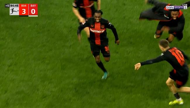 هدف باير ليفركوزن الثالث الرائع في مرمي بايرن ميونخ بالدوري الالماني