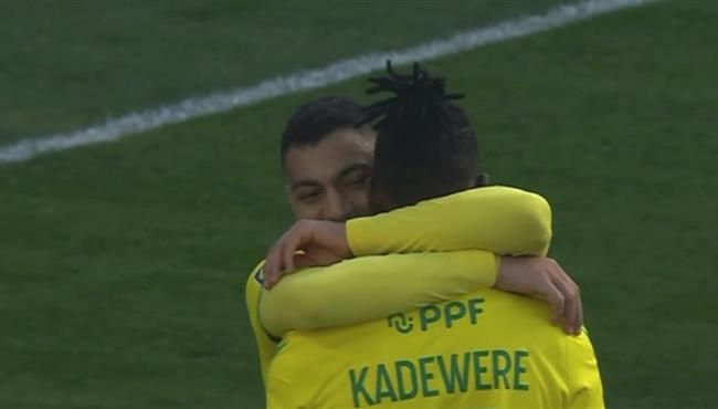 اسيست مصطفي محمد لهدف نانت الثاني امام تولوز