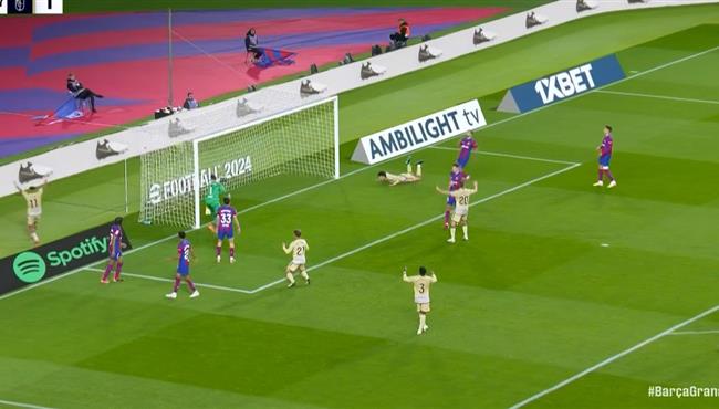 هدف غرناطة الثاني في مرمي برشلونة بالدوري الاسباني