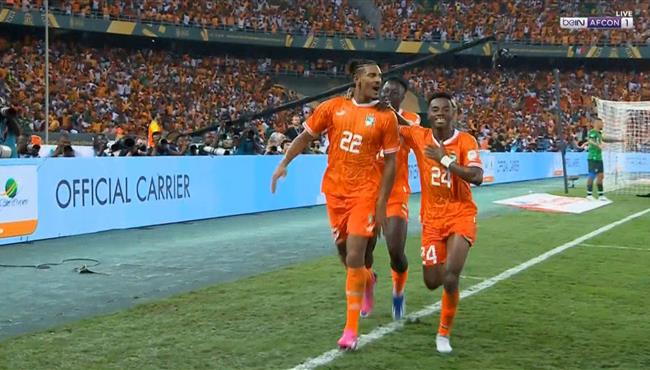 هدف كوت ديفوار الثاني في مرمي نيجيريا بنهائي كأس امم افريقيا هالر