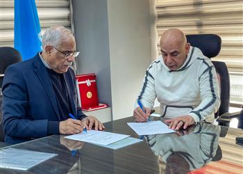 حسام وإبراهيم حسن يوقعان عقود تدريب منتخب مصر