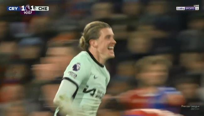 هدف تشيلسي الثاني في مرمي كريستال بالاس بالدوري الانجليزي