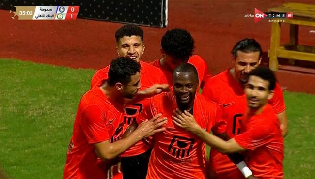 اهداف مباراة سموحة والبنك الاهلي 1 1 الدوري المصري