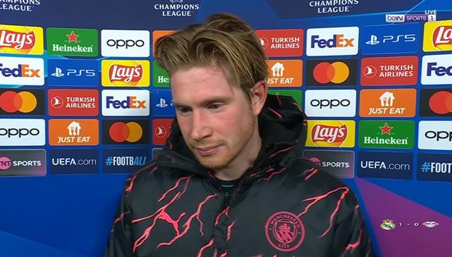 تصريحات دي بروين بعد مباراة مانشستر سيتي وكوبنهاجن في دوري ابطال اوروبا