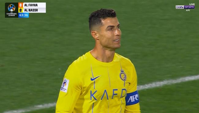 رونالدو كاد ان يسجل هدف امام الفيحاء بدوري ابطال اسيا
