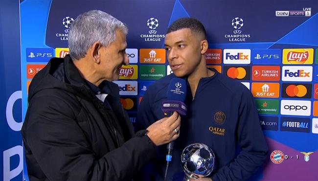 تصريحات مبابي بعد مباراة باريس سان جيرمان وريال سوسيداد بدوري ابطال اوروبا