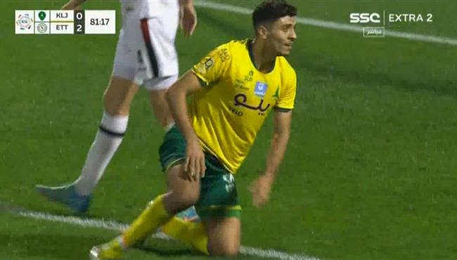 فرصة محمد شريف علي مرمي الاتفاق في الدوري السعودي