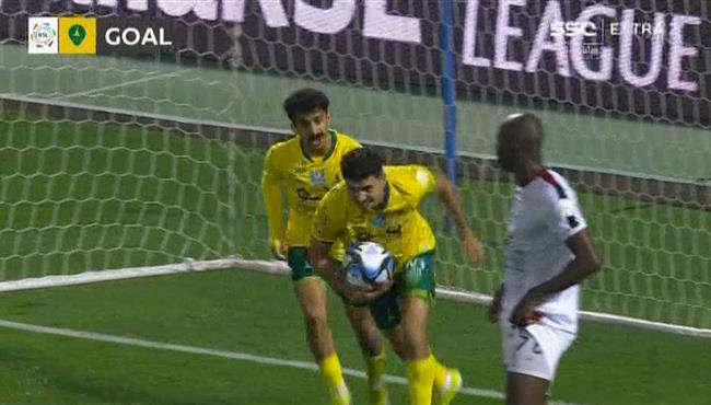 هدف محمد شريف الملغي امام الاتفاق في الدوري السعودي