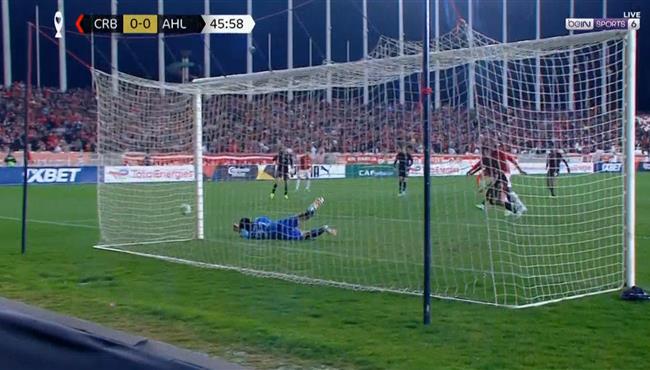 تصدي مصطفي شوبير الرائع ينقذ الاهلي من هدف امام شباب بلوزداد