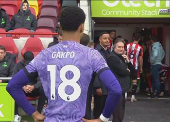 بالفيديو توني يسجل هدف برينتفورد الأول أمام ليفربول وجاكبو يرد بالرابع