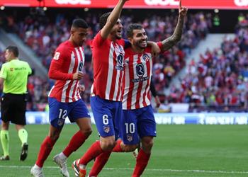 قبل مواجهة إنتر ميلان أتلتيكو مدريد يكتسح لاس بالماس بخماسية في الدوري الإسباني