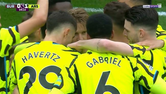 اهداف مباراة ارسنال وبيرنلي 5 0 الدوري الانجليزي