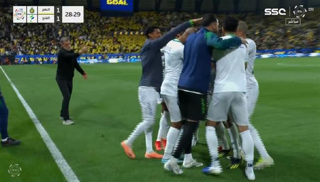 هدف تعادل الفتح مع النصر 1 1 بالدوري السعودي
