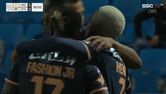 اهداف مباراة الفيحاء والحزم 3 1 الدوري السعودي