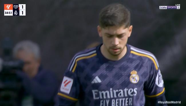 القائم يحرم فالفيردي من تسجيل هدف رائع علي الطاير في مرمي رايو فاليكانو