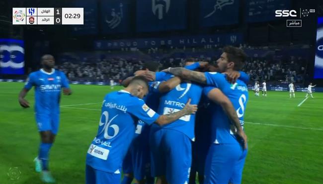 اهداف مباراة الهلال والرائد 3 1 الدوري السعودي