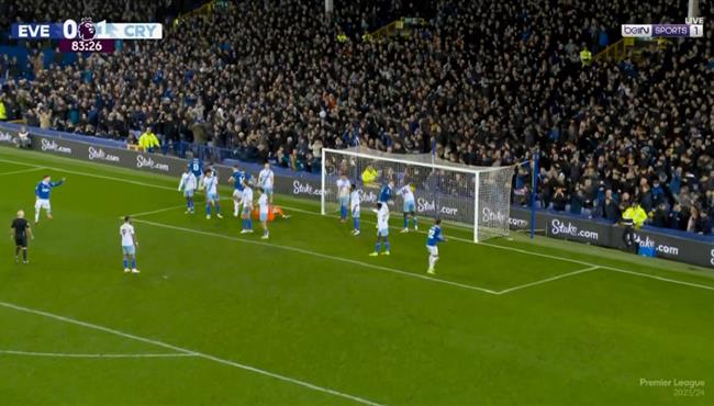 اهداف مباراة كريستال بالاس وايفرتون 1 1 الدوري الانجليزي