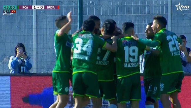 اهداف مباراة الرجاء وحسنية اكادير 2 0 الدوري المغربي