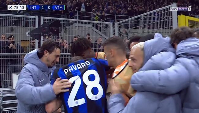هدف فوز انتر ميلان علي اتليتكو مدريد 1 0 دوري ابطال اوروبا