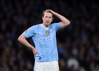 جوارديولا يوضح سبب غياب دي بروين عن مباراة مانشستر سيتي وبرينتفورد