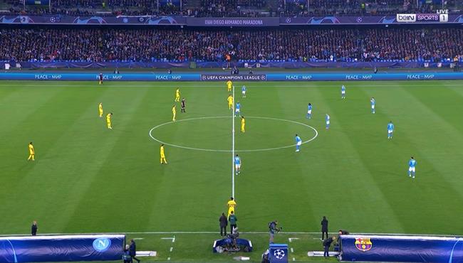 ملخص مباراة برشلونة ونابولي 1 1 دوري ابطال اوروبا