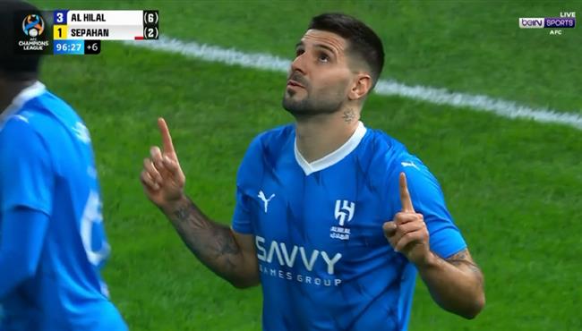 هدف ميتروفيتش في مرمي سباهان اصفهان بدوري ابطال اسيا