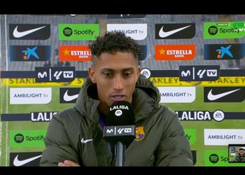 رافينها قدمت أداء مميز ا أمام خيتافي ولست قلق ا من منافسة يامال