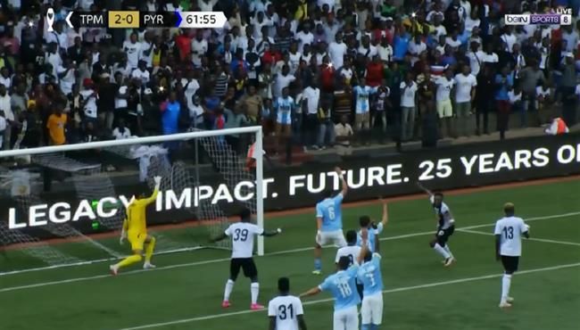 هدف مازيمبي الملغي امام بيراميدز بدوري ابطال افريقيا