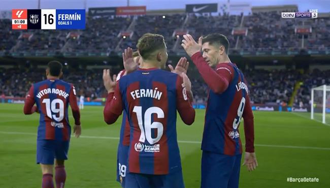 اهداف مباراة برشلونة وخيتافي 4 0 الدوري الاسباني