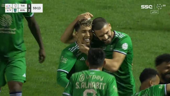 اهداف مباراة الاهلي والطائي 4 1 الدوري السعودي
