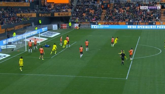 هدف فوز نانت الرائع علي لوريان 1 0 الدوري الفرنسي
