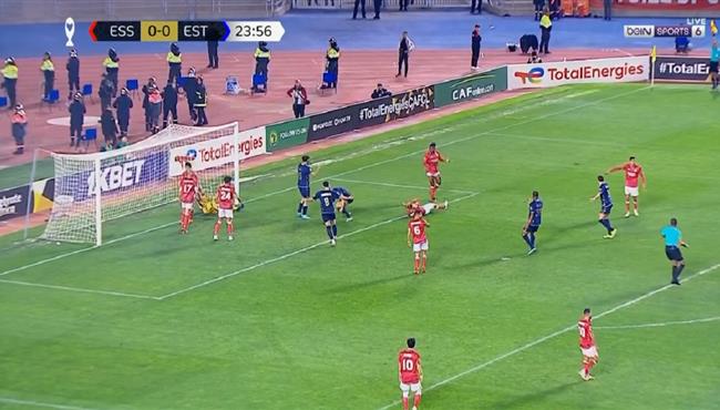 هدف الترجي الملغي امام النجم الساحلي بدوري ابطال افريقيا